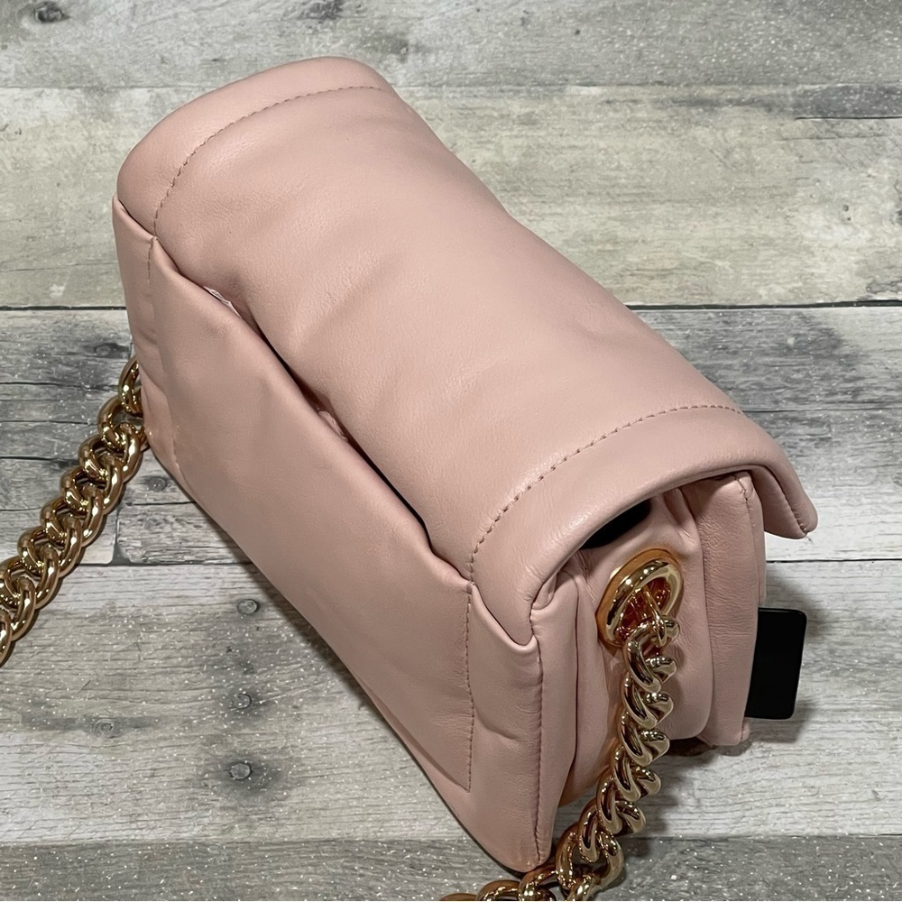 MARC JACOBS  Mini Pillow Leather Shoulder Bag - Pink NWOT - Picture 6 of 13